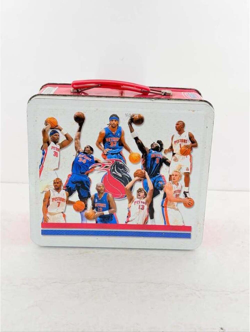 Vintage Detroit Pistons Kraft Nabisco Metal Lunch Box